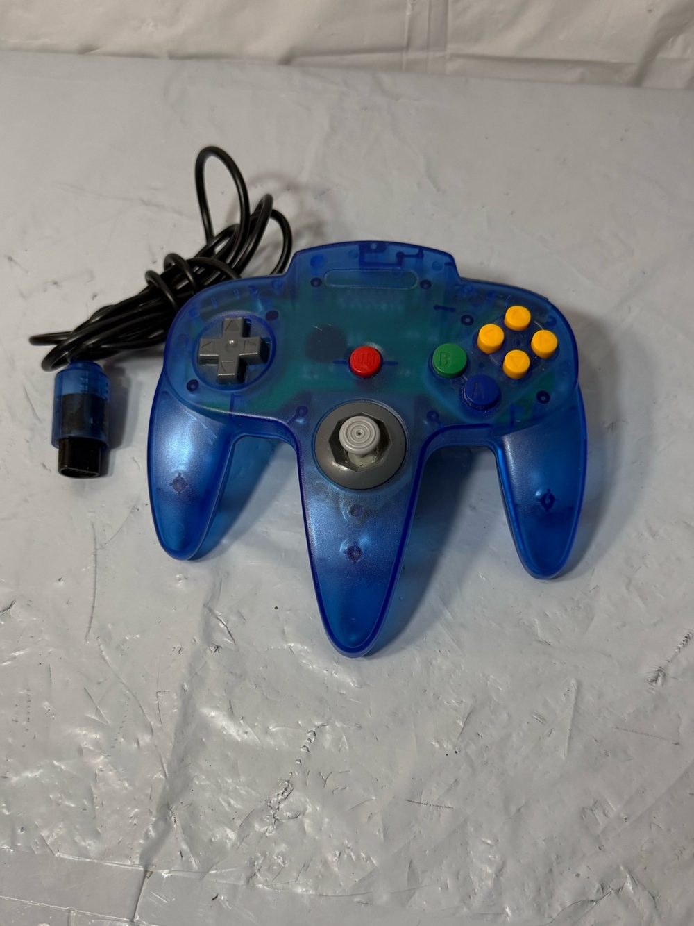 Aftermarket Nintendo 64 Controller Blue Transparent